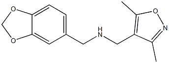 (2H-1,3-benzodioxol-5-ylmethyl)[(3,5-dimethyl-1,2-oxazol-4-yl)methyl]amine