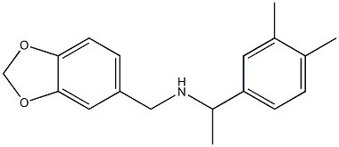 (2H-1,3-benzodioxol-5-ylmethyl)[1-(3,4-dimethylphenyl)ethyl]amine|