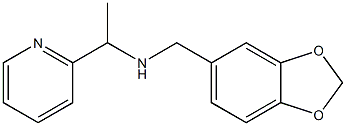(2H-1,3-benzodioxol-5-ylmethyl)[1-(pyridin-2-yl)ethyl]amine Structure