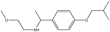 (2-methoxyethyl)({1-[4-(2-methylpropoxy)phenyl]ethyl})amine