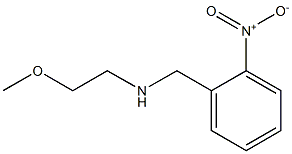 (2-methoxyethyl)[(2-nitrophenyl)methyl]amine Structure