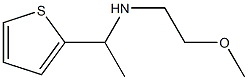 (2-methoxyethyl)[1-(thiophen-2-yl)ethyl]amine Structure