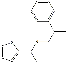 (2-phenylpropyl)[1-(thiophen-2-yl)ethyl]amine Struktur