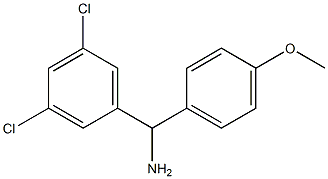 (3,5-dichlorophenyl)(4-methoxyphenyl)methanamine