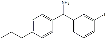 (3-iodophenyl)(4-propylphenyl)methanamine 结构式