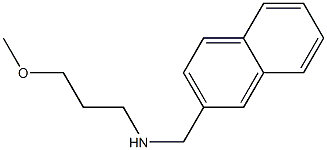 (3-methoxypropyl)(naphthalen-2-ylmethyl)amine Structure