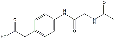 (4-{[(acetylamino)acetyl]amino}phenyl)acetic acid