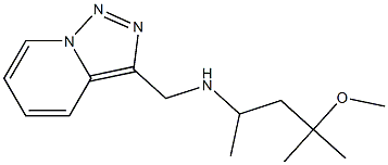 (4-methoxy-4-methylpentan-2-yl)({[1,2,4]triazolo[3,4-a]pyridin-3-ylmethyl})amine