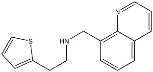 (quinolin-8-ylmethyl)[2-(thiophen-2-yl)ethyl]amine 结构式