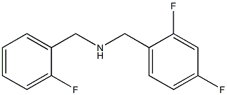 [(2,4-difluorophenyl)methyl][(2-fluorophenyl)methyl]amine Struktur