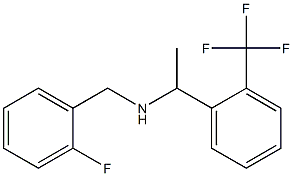 [(2-fluorophenyl)methyl]({1-[2-(trifluoromethyl)phenyl]ethyl})amine Structure