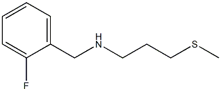 [(2-fluorophenyl)methyl][3-(methylsulfanyl)propyl]amine 结构式