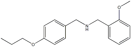 [(2-methoxyphenyl)methyl][(4-propoxyphenyl)methyl]amine