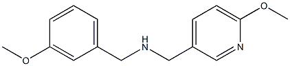 [(3-methoxyphenyl)methyl][(6-methoxypyridin-3-yl)methyl]amine