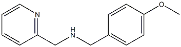 [(4-methoxyphenyl)methyl](pyridin-2-ylmethyl)amine Structure