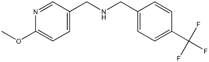[(6-methoxypyridin-3-yl)methyl]({[4-(trifluoromethyl)phenyl]methyl})amine
