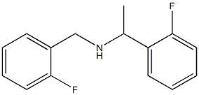 [1-(2-fluorophenyl)ethyl][(2-fluorophenyl)methyl]amine 结构式