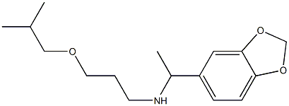 [1-(2H-1,3-benzodioxol-5-yl)ethyl][3-(2-methylpropoxy)propyl]amine