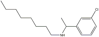 [1-(3-chlorophenyl)ethyl](octyl)amine 结构式