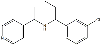 [1-(3-chlorophenyl)propyl][1-(pyridin-4-yl)ethyl]amine