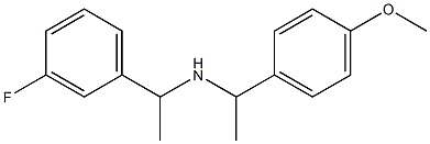 [1-(3-fluorophenyl)ethyl][1-(4-methoxyphenyl)ethyl]amine