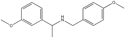 [1-(3-methoxyphenyl)ethyl][(4-methoxyphenyl)methyl]amine
