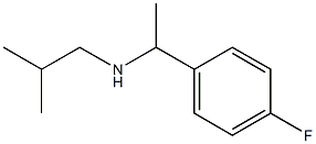 [1-(4-fluorophenyl)ethyl](2-methylpropyl)amine 化学構造式