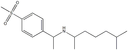 [1-(4-methanesulfonylphenyl)ethyl](6-methylheptan-2-yl)amine