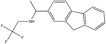 [1-(9H-fluoren-2-yl)ethyl](2,2,2-trifluoroethyl)amine Structure