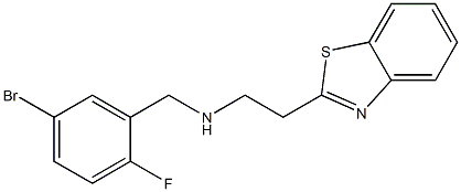 [2-(1,3-benzothiazol-2-yl)ethyl][(5-bromo-2-fluorophenyl)methyl]amine