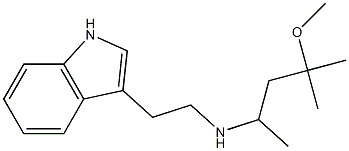 [2-(1H-indol-3-yl)ethyl](4-methoxy-4-methylpentan-2-yl)amine Structure