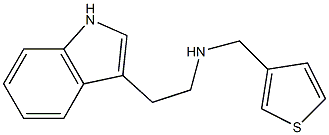 [2-(1H-indol-3-yl)ethyl](thiophen-3-ylmethyl)amine Structure