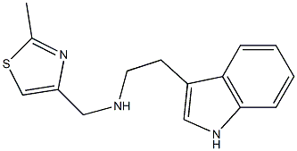 [2-(1H-indol-3-yl)ethyl][(2-methyl-1,3-thiazol-4-yl)methyl]amine Structure