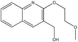 [2-(2-methoxyethoxy)quinolin-3-yl]methanol Structure