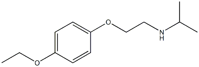 [2-(4-ethoxyphenoxy)ethyl](propan-2-yl)amine Struktur