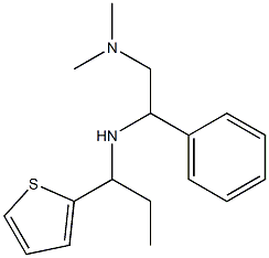 [2-(dimethylamino)-1-phenylethyl][1-(thiophen-2-yl)propyl]amine