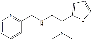 [2-(dimethylamino)-2-(furan-2-yl)ethyl](pyridin-2-ylmethyl)amine Structure