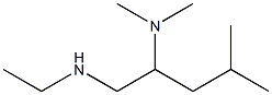 [2-(dimethylamino)-4-methylpentyl](ethyl)amine Structure