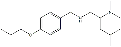 [2-(dimethylamino)-4-methylpentyl][(4-propoxyphenyl)methyl]amine