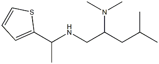 [2-(dimethylamino)-4-methylpentyl][1-(thiophen-2-yl)ethyl]amine Structure