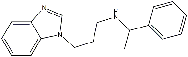 [3-(1H-1,3-benzodiazol-1-yl)propyl](1-phenylethyl)amine Structure