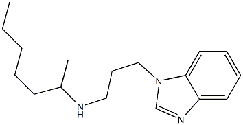 [3-(1H-1,3-benzodiazol-1-yl)propyl](heptan-2-yl)amine Structure