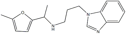 [3-(1H-1,3-benzodiazol-1-yl)propyl][1-(5-methylfuran-2-yl)ethyl]amine Structure