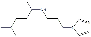 [3-(1H-imidazol-1-yl)propyl](5-methylhexan-2-yl)amine Structure