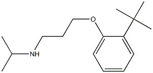 [3-(2-tert-butylphenoxy)propyl](propan-2-yl)amine Structure