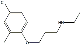 [3-(4-chloro-2-methylphenoxy)propyl](ethyl)amine 结构式