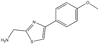 [4-(4-methoxyphenyl)-1,3-thiazol-2-yl]methanamine Structure