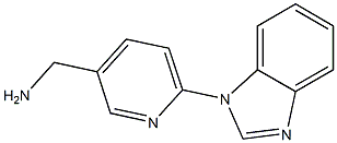 [6-(1H-benzimidazol-1-yl)pyridin-3-yl]methylamine