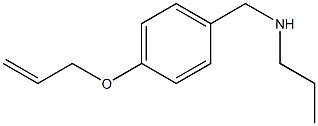 {[4-(prop-2-en-1-yloxy)phenyl]methyl}(propyl)amine