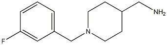 {1-[(3-fluorophenyl)methyl]piperidin-4-yl}methanamine